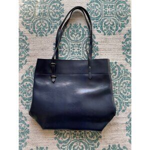 Vintage Genuine Leather Tote Shoulder Bag Handbag Big Large Capacity 2.0-Black